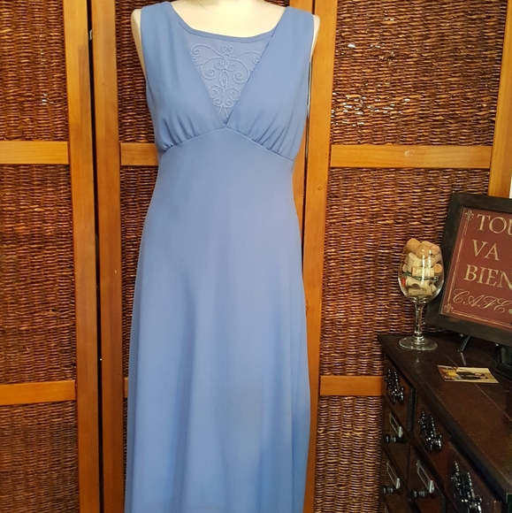 Periwinkle Beaded Dress - Picture 8 of 10